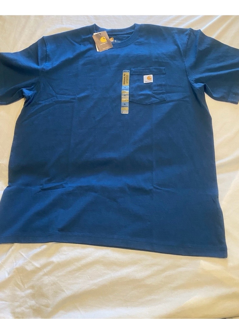 Carhartt Original Fit Men's XL Blue
Pocket T-Shirt Crew Neck Short
Sleeve #0031